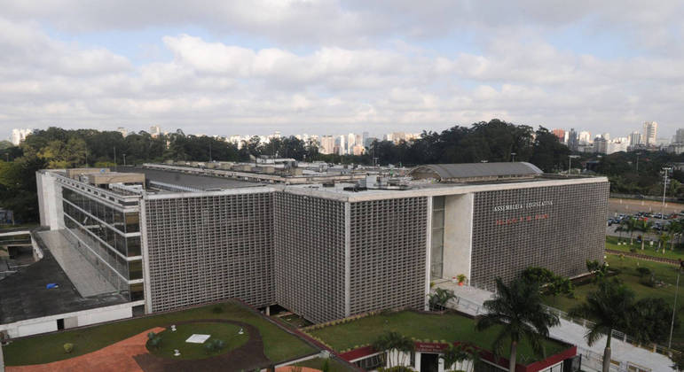 O prédio da Assembleia Legislativa de São Paulo
