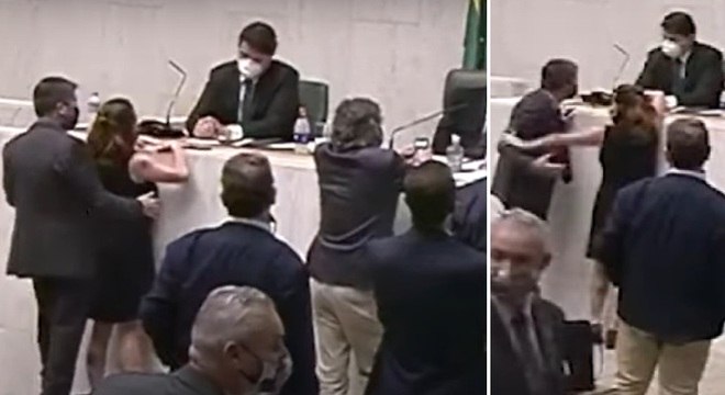 Deputada Isa Penna (PSol) repeliu o deputado Fernando Cury (Cidadania) 