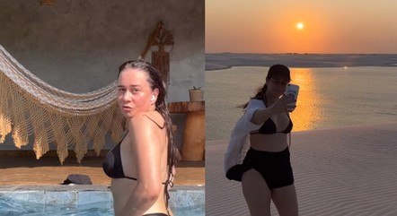 Alessandra Negrini durante viagem ao Maranhão