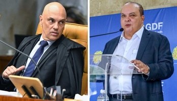 Moraes nega pedido para arquivar investigação sobre suposta omissão  (Carlos Moura/SCO/STF - 28.09.2022 / Renato Alves/ Agência Brasília - 27.12.2022)