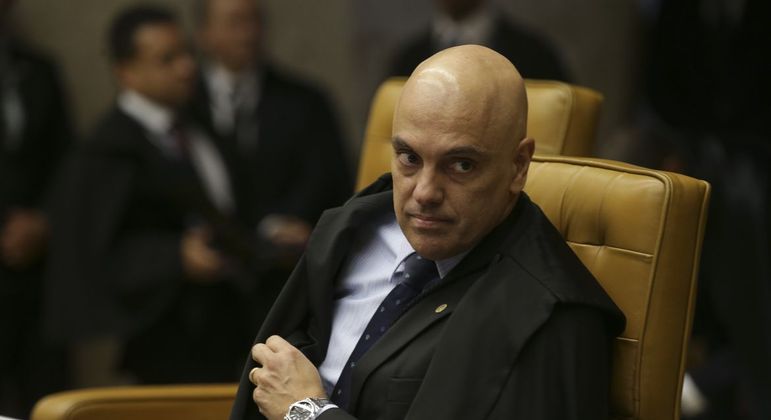 Alexandre de Moraes, presidente do Tribunal Superior Eleitoral (TSE), em sessão