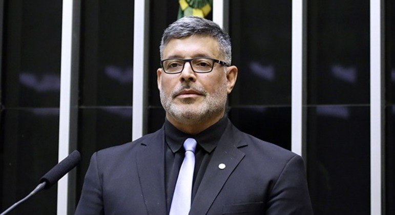 Deputado federal Alexandre Frota (PROS-SP) no plenário da Câmara dos Deputados