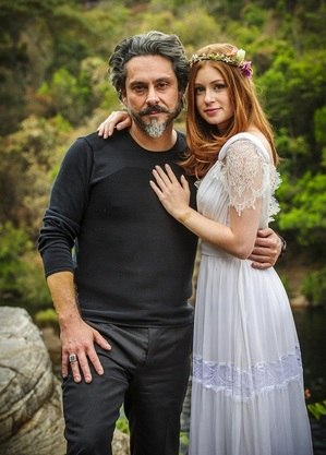 Alexandre Nero e Marina Ruy Barbosa em "Império"