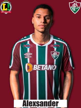 Alexsander - 6,5 - Apareceu bem no lado esquerdo e fez o cruzamento eficiente na cabeça de Nino, que gerou o segundo gol do Fluminense. 