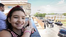 Em Tocantins, Bolsonaro reencontra menina que teve coração transplantado