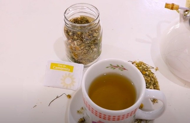 Alimento 7: Chá de camomila