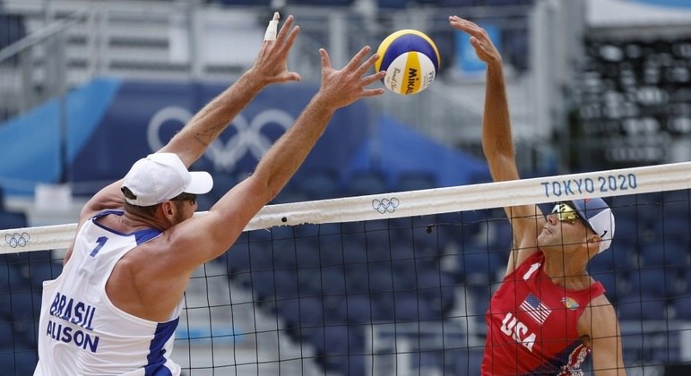 Vôlei de praia: Alison e Álvaro caem para americanos, mas ...