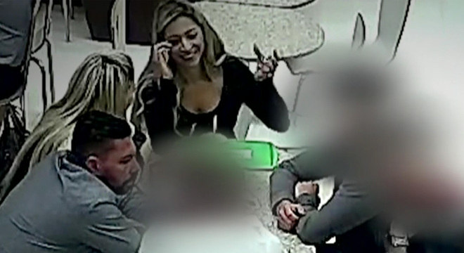 Edison, Allana e Cristiana. No dia seguinte à morte de Daniel. Risada no shopping