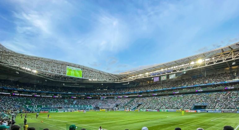 Allianz Parque em jogo do Palmeiras