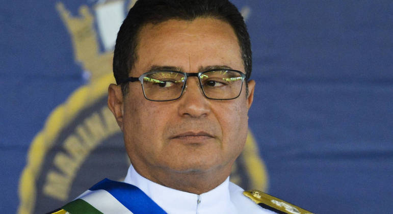 O almirante Almir Garnier, novo comandante da Marinha Brasileira
