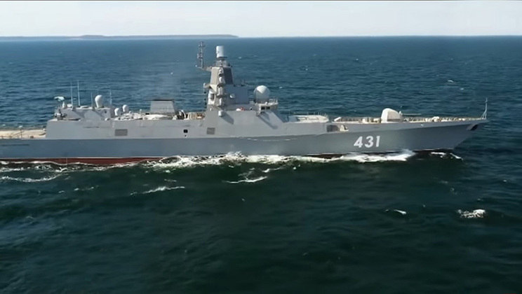 Almirante Gorshkov - Foi construído com tecnologia stealth, capaz de tornar a embarcação 