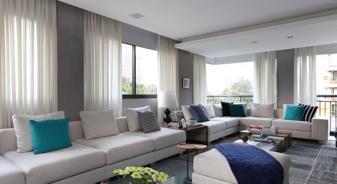 almofadas classic blue