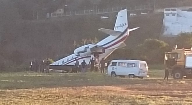 AviÃ£o com DJ Alok saiu da pista em Juiz de Fora