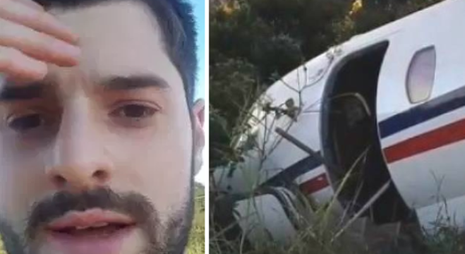 Alok disse que chorou de alegria após ver o vídeo com a agravação do avião