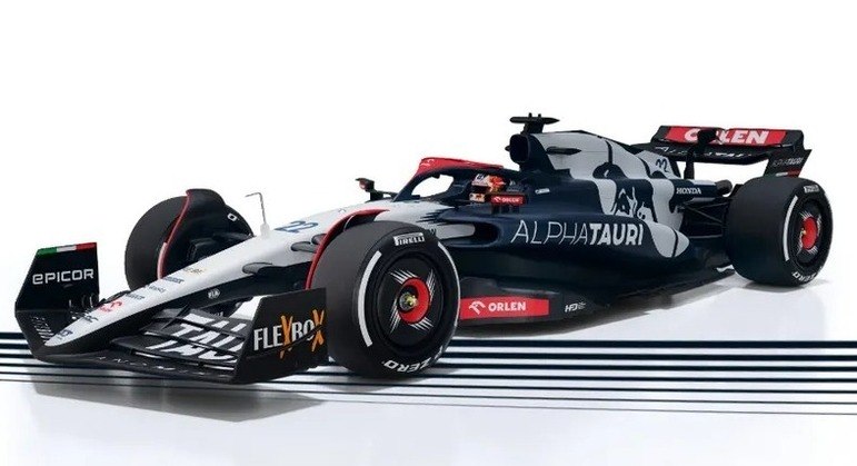 Nomeado&nbsp;AT04, o carro da Alpha Tauri apresenta uma das pinturas mais diferentes do grid