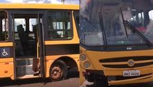 Aluno assume direção de ônibus escolar com 35 adolescentes após motorista ter mal súbito e morrer
