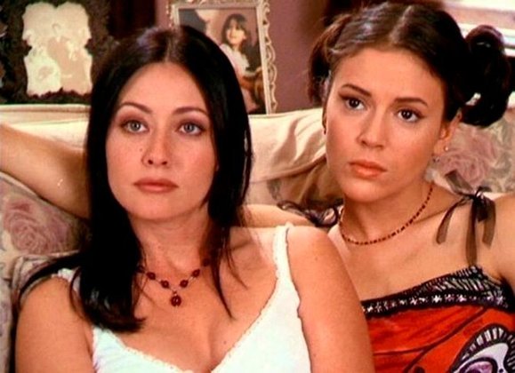 Alyssa Milano e Shannen Doherty:  As atrizes da série 