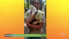 Ambientalista faz registros de resgates