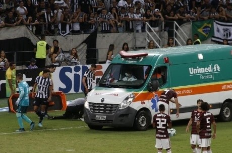 Leandro Carvalho foi levado para hospital após choque 