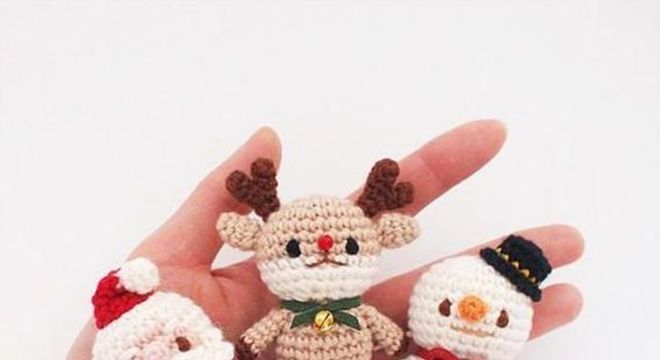 amigurumi - bonecos de natal feitos de amigurumi 