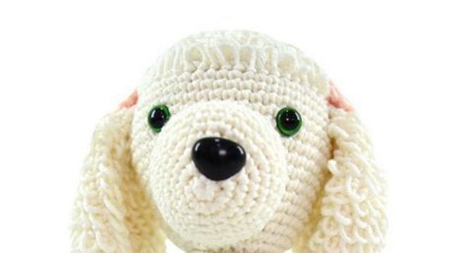 amigurumi - cachorro branco de amigurumi 