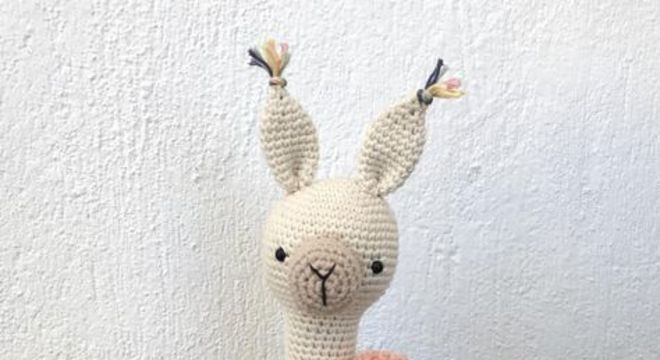 amigurumi - lhama pequena de amigurumi 