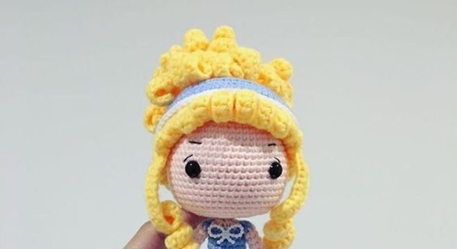 amigurumi - sereia pequena de amigurumi 