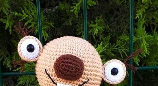 amigurumi - sid da era do gelo de amigurumi 