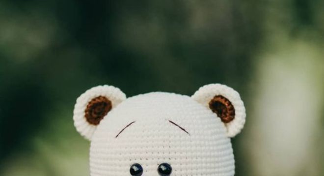 amigurumi - urso branco de amigurumi 