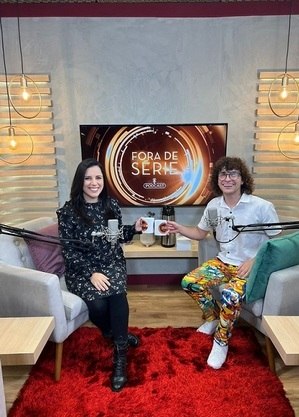 Ana Carolina Cury e Fhelipe Gomes no "Fora de Série"