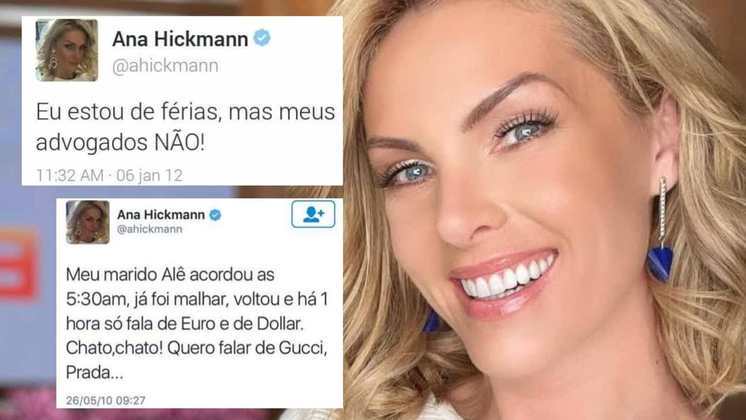 Ana Hickmann também é dona de um dos tweets mais lembrados da internet brasileira: 