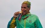 Ana Marcela CunhaModalidade: maratona aquáticaUm currículo invejável. Atual medalhista de ouro nas Olimpíadas e do Pan-Americano e 14 medalhas em mundiais. A rainha dos mares, aos 31 anos, vive o auge da carreira