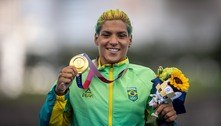 Brasil sobe no quadro de medalhas com ouro de Ana Marcela