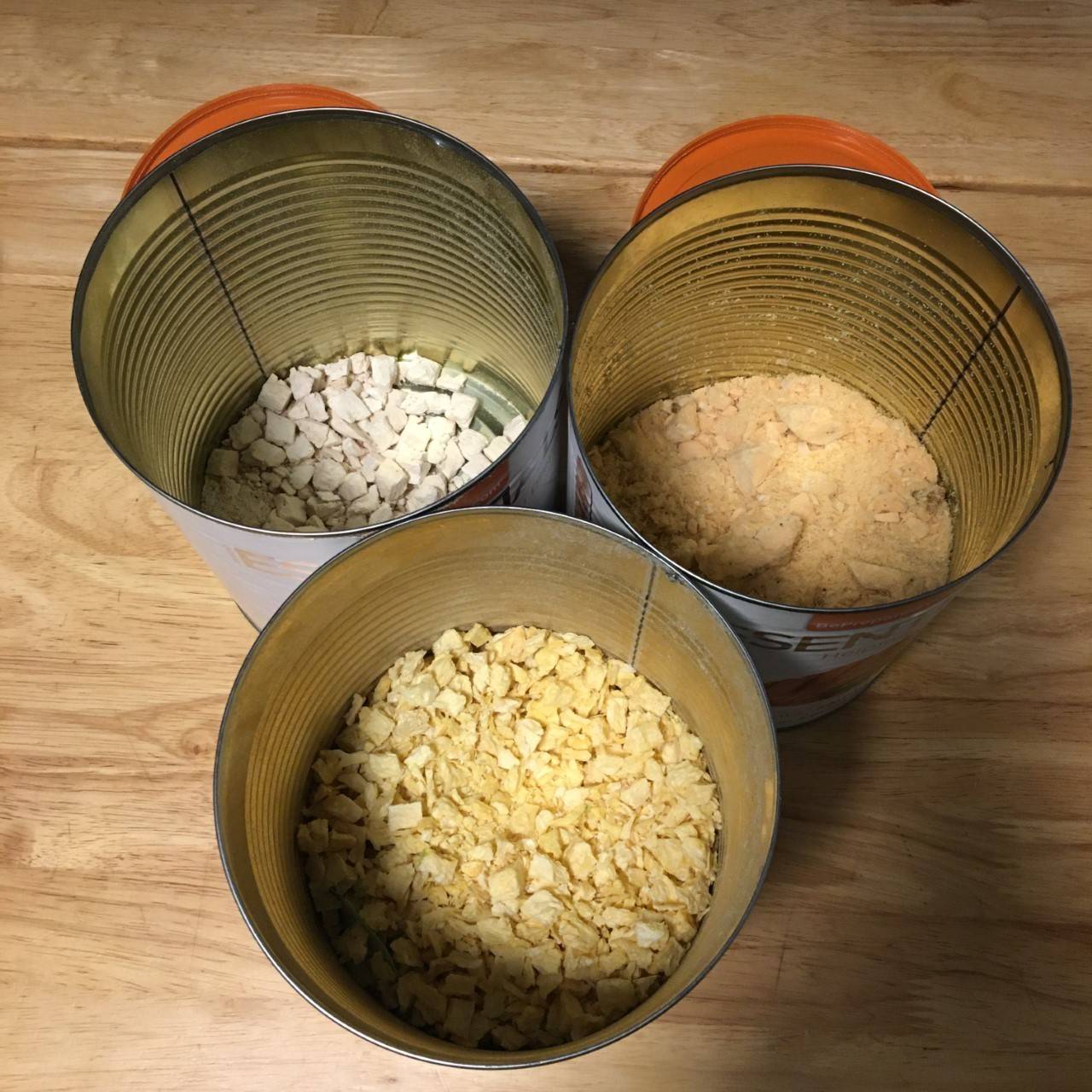 Equipe tinha uma rotina de refeições baseadas em alimentos liofilizados