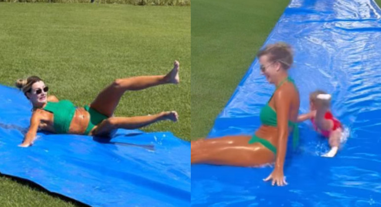 Em maio, ela brincou de 