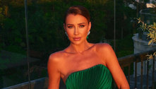 Ana Paula Siebert elege look todo verde para noite beneficente; veja 