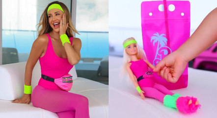 Ana Paula Siebert virou a Barbie em vídeo do Instagram