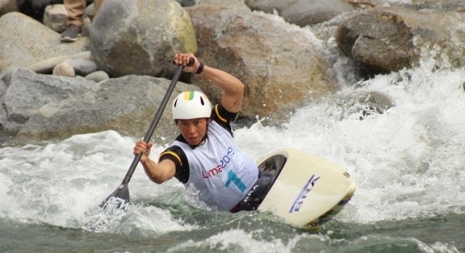 Ana SÃ¡tila garantiu medalha de ouro para o Brasil na canoagem slalom