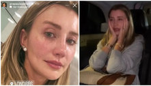 Ana Paula Siebert chora ao perder voo de Londres ao Brasil: 'Desesperada de saudade'