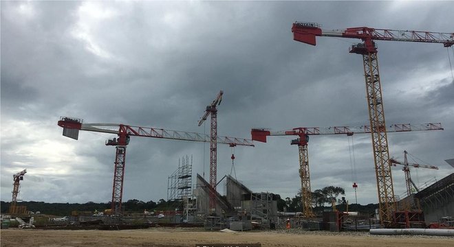 Os engenheiros do projeto se referem a ele como uma 'Torre Eiffel móvel' 