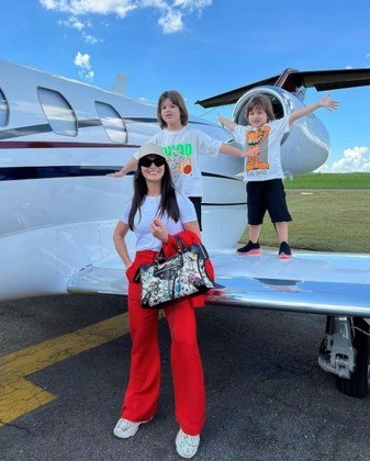 Andessa Suita, Gusttavo Lima, filhos