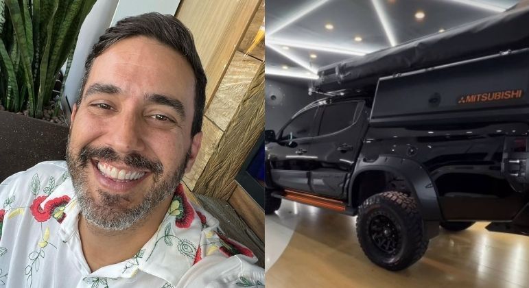 André Marques compra caminhonete de R$ 285 mil para viajar o país com loja de carnes