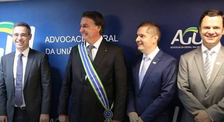 André Mendonça, Jair Bolsonaro, Bruno Bianco e Anderson Torres