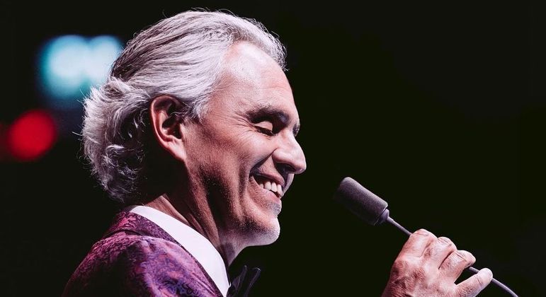 Andrea Bocelli anunciou show em São Paulo em maio de 2024