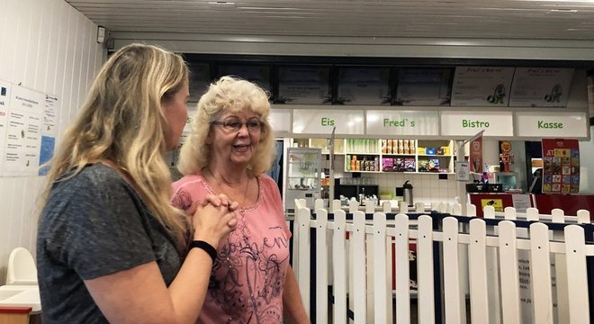 Christine Ludwig nasceu em Leipzig, cidade no leste da Alemanha, mas se mudou para o oeste do país após a queda do muro

