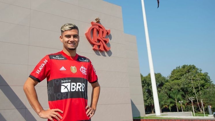 Andreas Pereira - Contrato válido com o Flamengo até 30 de junho de 2022