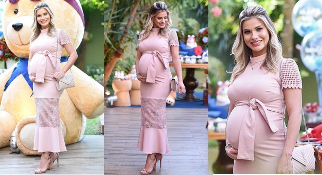 roupas para gestante para cha de bebe