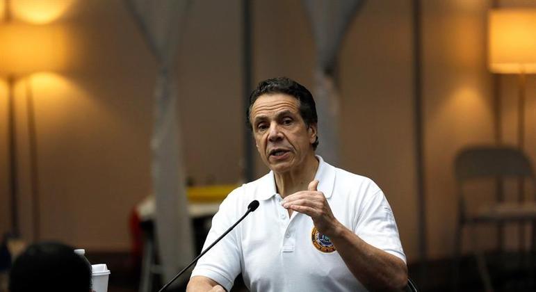 Andrew Cuomo, governador de NY, anuncia variante brasileira do coronavírus no estado