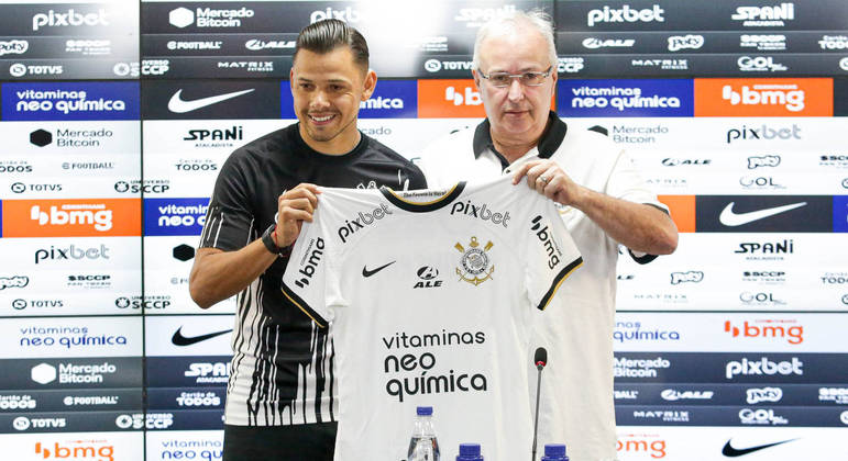 Ángel Romero foi apresentado oficialmente no Corinthians
