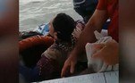 O resgate foi feito por pescadores, a 2 km de Puerto Colombia (na Colômbia, obviamente)